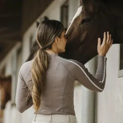 Online - T-shirt manches longues femme Melodie taupe T-Shirts Et Baselayers