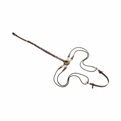 Enrênements Poneys|Gogues*Eric Thomas - Gogue à poulies havane Marron