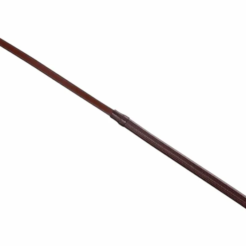 Clearance - Rênes caoutchouc "PRO" 13mm havane Rênes Et Arrêtoirs De Rênes Poneys|Rênes Et Arrêtoirs De Rênes