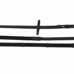 Clearance - Rênes sangle Elite noir Rênes Et Arrêtoirs De Rênes Poneys|Rênes Et Arrêtoirs De Rênes
