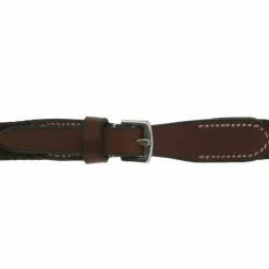 Rênes Et Arrêtoirs De Rênes Poneys|Rênes Et Arrêtoirs De Rênes*Eric Thomas - Rênes sangles 16 mm havane Marron