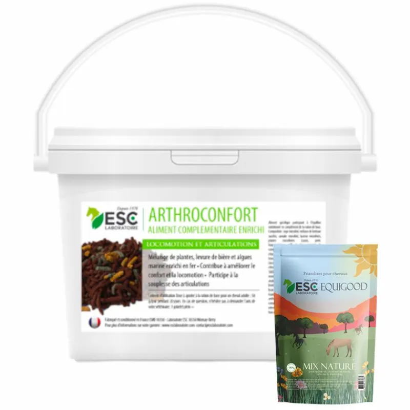 Discount - Pack complément alimentaire Arthroconfort + friandises Equigood Mix Arthrose|Arthrose
