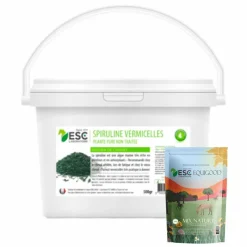 Spiruline*ESC Laboratoire - Pack complément alimentaire Spiruline vermicelles + friandises Equigood Mix