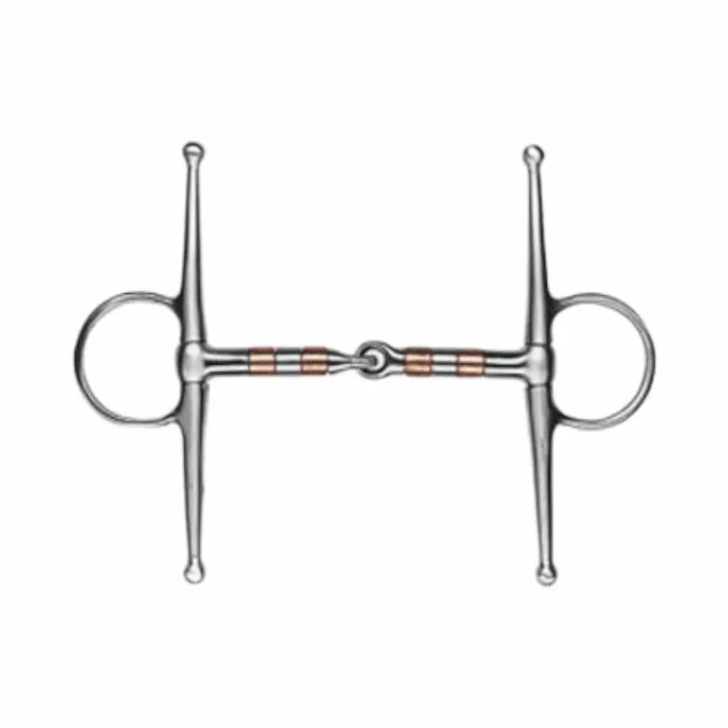 Mors À Aiguilles*Feeling - Mors à aiguille en inox satin et rouleaux en cuivre