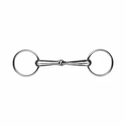 Online - Mors 2 anneaux brisé creux inox satin Élevage|Mors Deux Anneaux