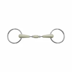Clearance - Mors 2 anneaux flexi double brisure Mors Deux Anneaux|Mors Poneys