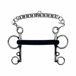 Discount - Pelham caoutchouc droit Mors Pelham|Mors Poneys