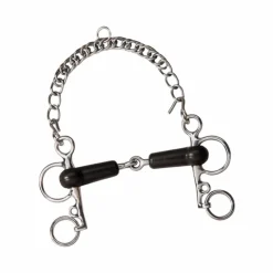 Mors Pelham|Mors Poneys*Feeling - Pelham caoutchouc brisé branches courtes