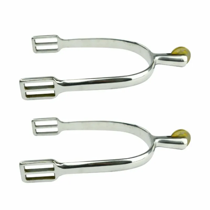 Éperons À Molettes|Cso*Feeling - Éperons à molette prince de galles inox à molette lisse