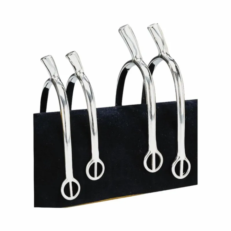 Éperons Prince De Galles|Cso*Feeling - Éperons Prince de Galles compensés à passants arrondis Gris