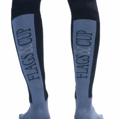 Chaussettes D'Équitation*Flags & Cup - Chaussettes d'équitation mixte Nanaimo / denim (x1) Marine