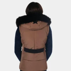 Blousons Et Manteaux*Flags & Cup - Gilet sans manches femme Kenora moka Marron