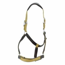 Outlet - Licol cheval nylon et cuir / cognac Licols En Nylon