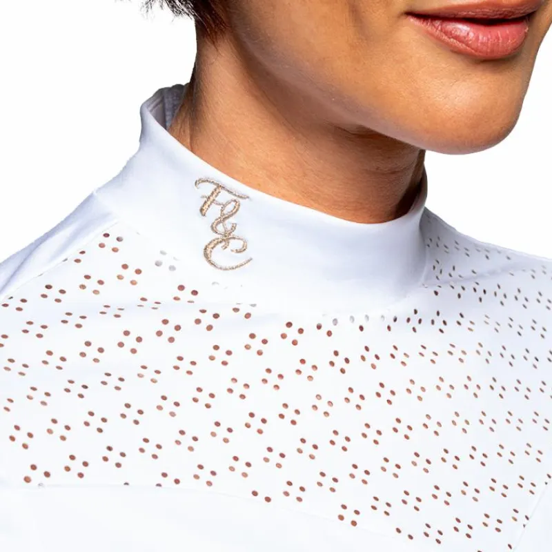 Polos Et Chemises*Flags & Cup - Polo de concours manches courtes femme Isla Blanc