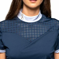 Polos Et Chemises*Flags & Cup - Polo de concours manches courtes femme Isla Marine