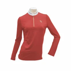 Best - Polo de concours manches longues femme Andria cerise Polos Et Chemises