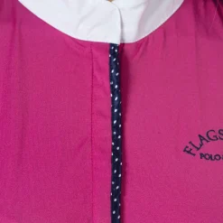 Online - Polo manches longues femme Clorinda fuchsia Polos Et Chemises