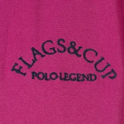Online - Polo manches longues femme Clorinda fuchsia Polos Et Chemises