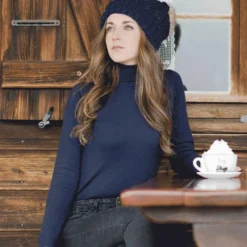 Pulls Et Gilets*Flags & Cup - Pull col roulé Nastola Marine