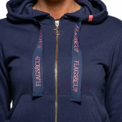 Pulls Et Gilets*Flags & Cup - Sweat à capuche femme Lomita Marine