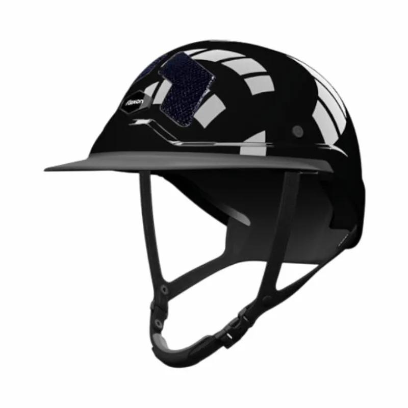 Casques D'Équitation À Visière Standard|Casques D'Équitation*Flex On - Casque d'équitation Armet Star grilles marine visière Mixte Noir