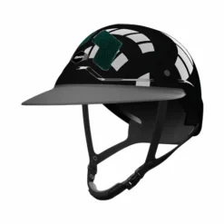 Clearance - Casque d'équitation Armet Star grilles vert anglais visière Angel Casques D'Équitation À Visière Polo|Casques D'Équitation