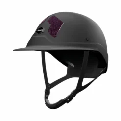 Casques D'Équitation À Visière Standard|Casques D'Équitation*Flex On - Casque d'équitation Armet Dark grilles prune visière Mixte Noir