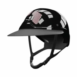 Discount - Casque d'équitation Armet Star grilles rose clair visière Angel Casques D'Équitation À Visière Polo|Casques D'Équitation