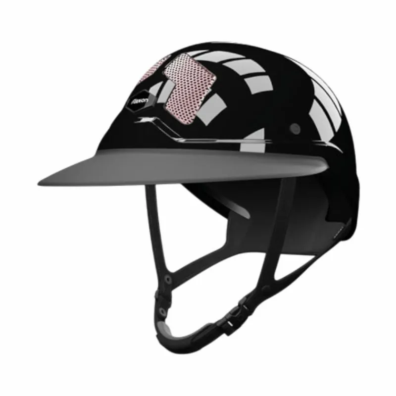 Discount - Casque d'équitation Armet Star grilles rose clair visière Angel Casques D'Équitation À Visière Polo|Casques D'Équitation