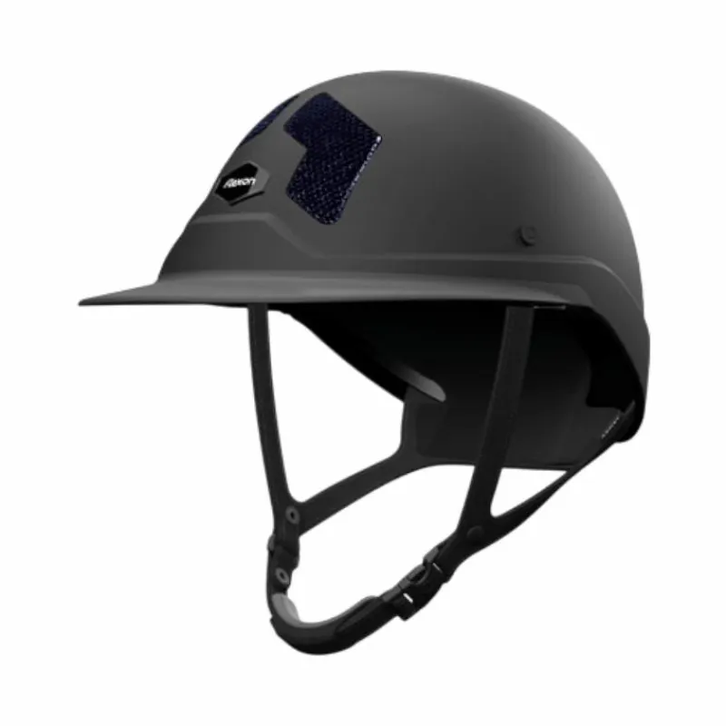 Casques D'Équitation À Visière Standard|Casques D'Équitation*Flex On - Casque d'équitation Armet Dark grilles marine visière Mixte Noir