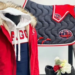 Accessoires D'Étriers*Flex On - Stickers Silver rouge