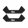 Accessoires D'Étriers*Flex On - Stickers Safe On "On" noir/ prune