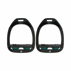 Online - Étriers GC Incliné Ultra Grip Noir / Noir / Vert Anglais Étriers Classiques