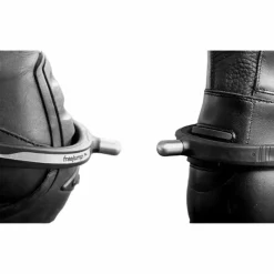 New - Éperons articulés Spur'On à bout rond Noir / Noir Éperons De Polo|Cso