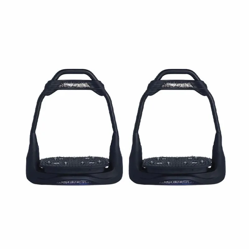 Hot - Étriers Air's Full black plancher plat / oeil droit / silver Glitter édition Étriers Classiques