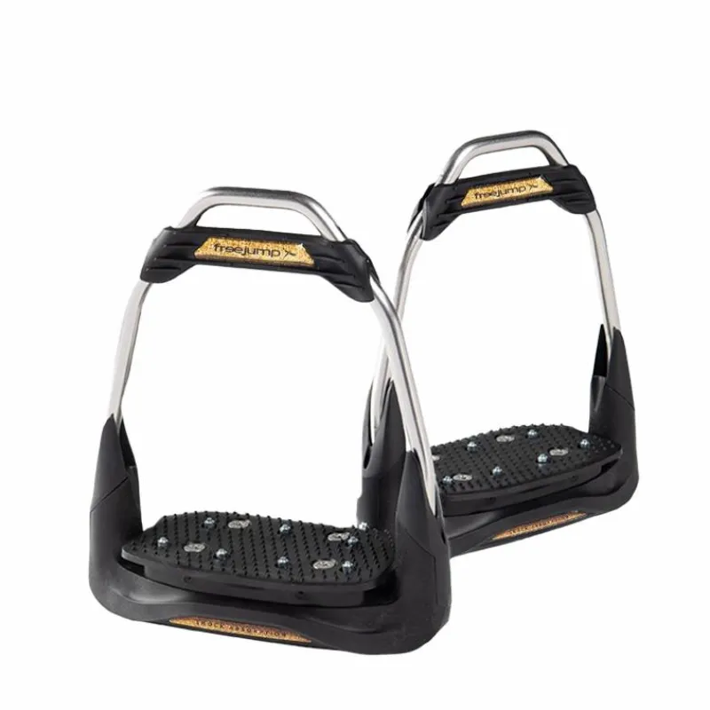 Hot - Étriers Air's plancher plat / oeil droit / gold Glitter édition Étriers Classiques