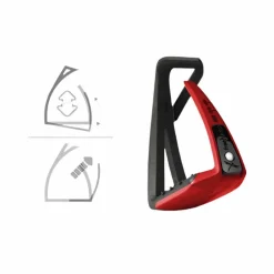 Outlet - Étriers Soft'Up Lite Noir / Rouge Étriers De Sécurité