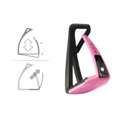 Online - Étriers Soft'Up Lite Noir / Rose Étriers De Sécurité