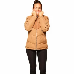 Blousons Et Manteaux*GEM - Doudoune manches longues femme Namaste camel Marron