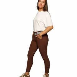 Pantalons D'Équitation*GEM - Pantalon d'équitation femme Cooper chocolat Marron