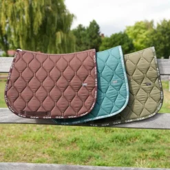 Sale - Tapis de selle Love kaki Tapis De Selle|Tapis Cso/ Mixtes