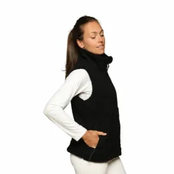 Hot - Veste sans manches mouton On femme Pulls Et Gilets