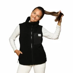 Hot - Veste sans manches mouton On femme Pulls Et Gilets