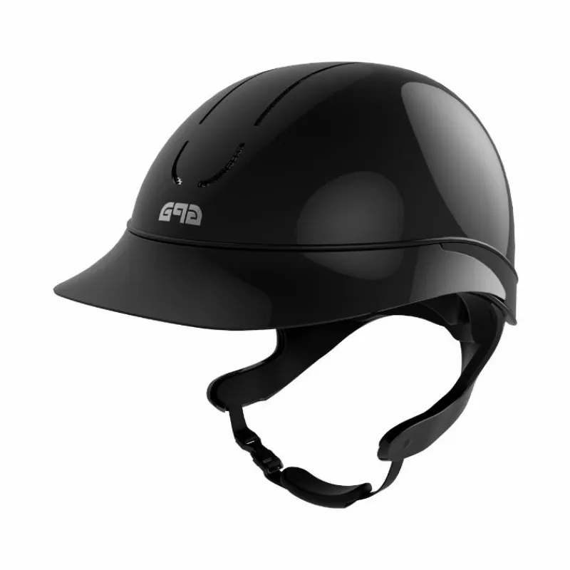 Casques D'Équitation À Visière Standard|Casques D'Équitation*GPA - Casque d'équitation Speed Air Global TLS shiny black Noir