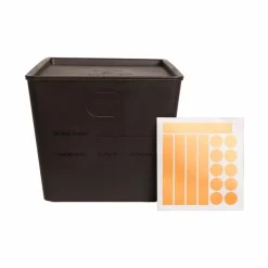 La Graineterie Ohlala*Grooming Deluxe - Boîte à nourriture avec couvercle Noir