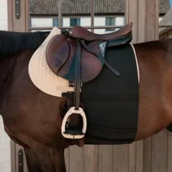 Confort Et Soutien*Grooming Deluxe - Ceinture ventrale pour cheval Noir