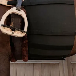 Confort Et Soutien*Grooming Deluxe - Ceinture ventrale pour cheval Noir