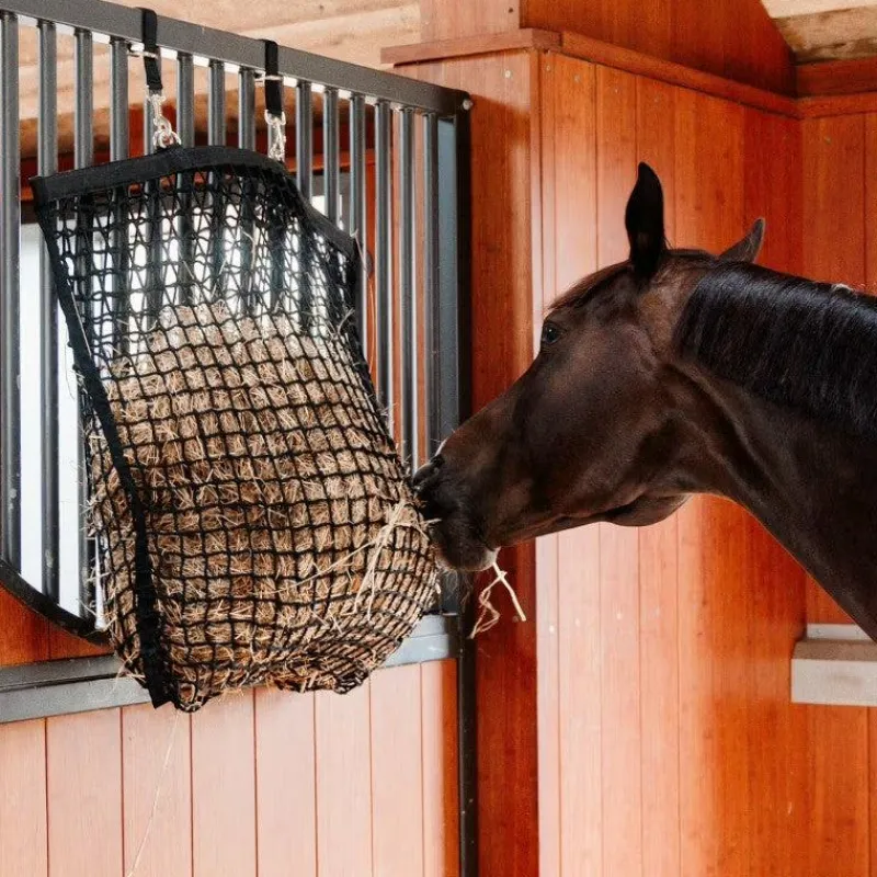 Filets Et Sacs À Foin*Grooming Deluxe - Filet à foin carré Easy Fill 4,5cm Noir