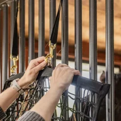 Filets Et Sacs À Foin*Grooming Deluxe - Filet à foin carré Easy Fill 4,5cm Noir