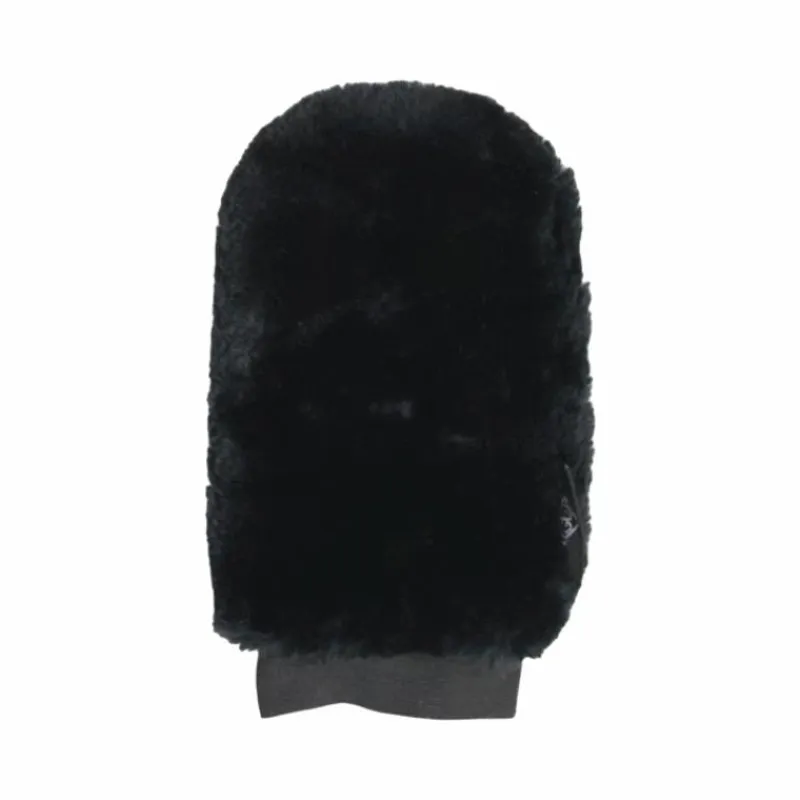 Best - Gant de pansage mouton noir Grooming|Gants De Pansage